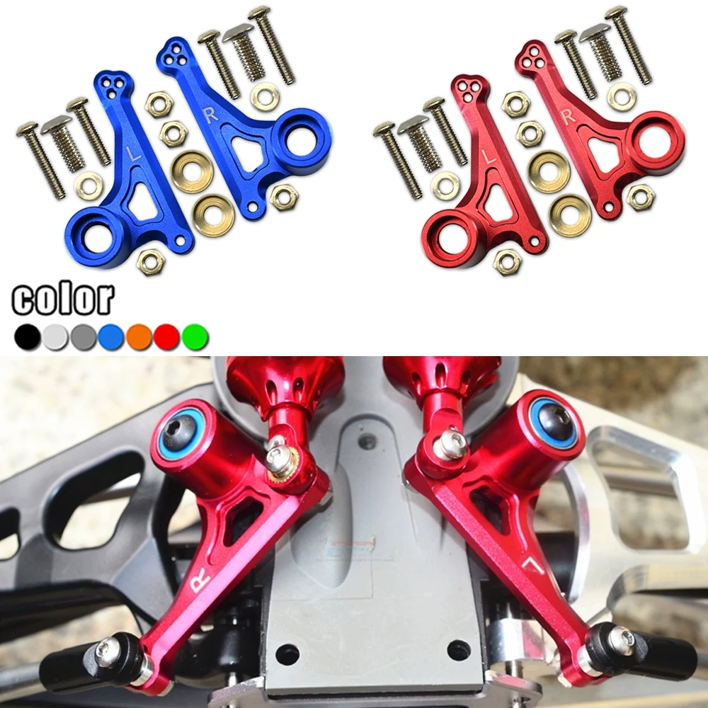 

GPM for Trax 1/10 E-Revo E Revo 2.0 VXL 86086-4 Monster Truck Upgrade Accessories Metal Front Rocker Arm Set Shock Mount 5358