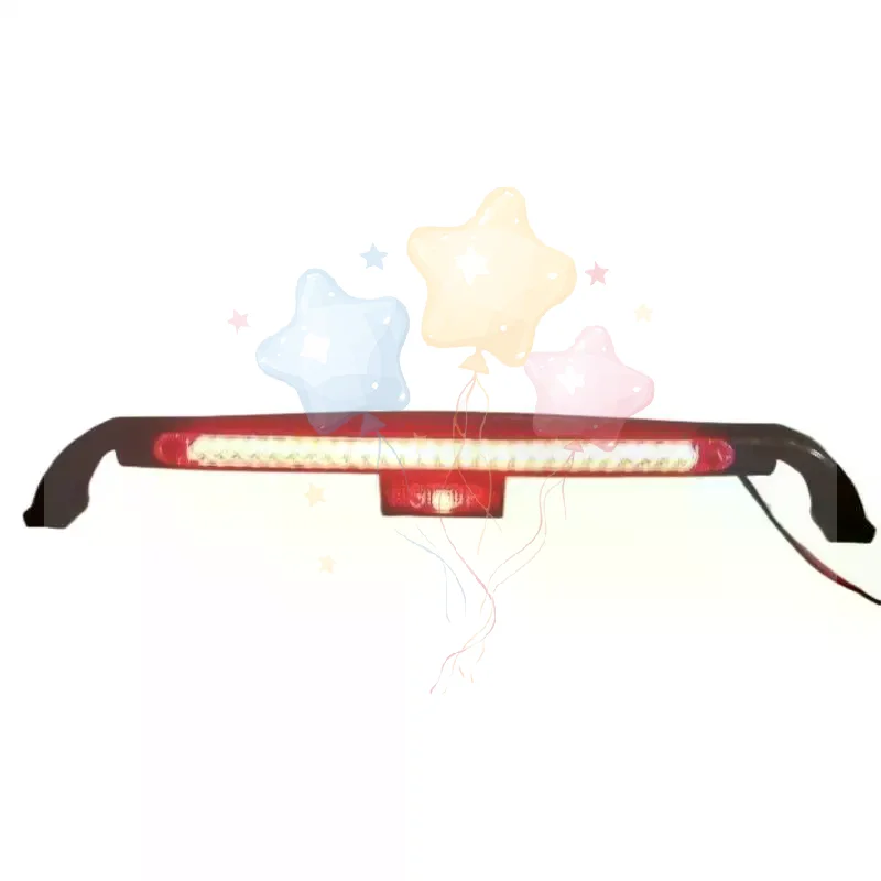 Universal 28 Bright LED Additional Brake Lights Car Red Rear Windshield Driving Taillight 360 Angle Adjustable