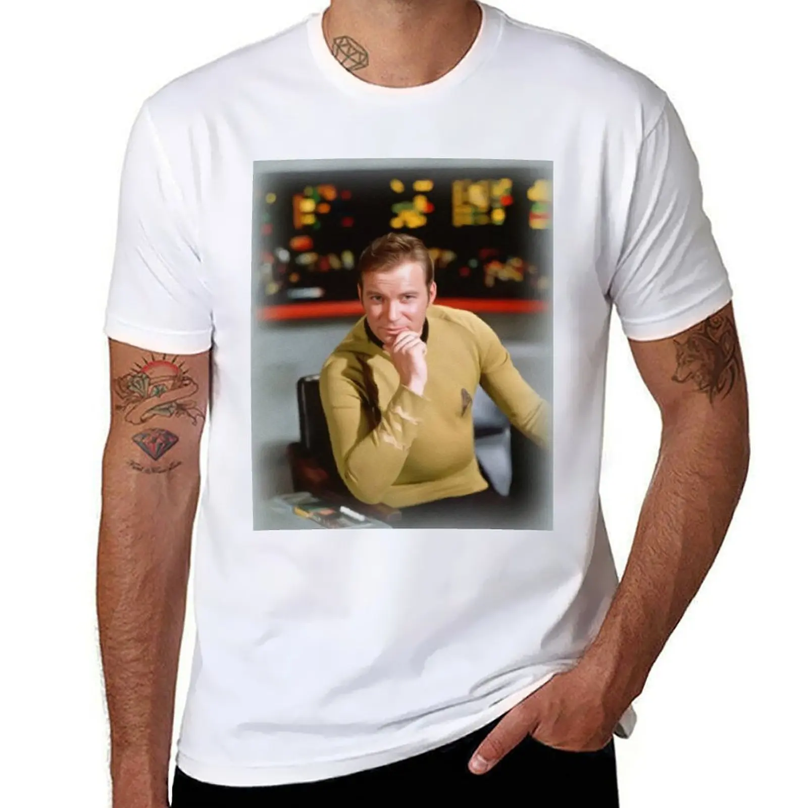 

William Shatner, Actor T-Shirt g man t shirts for men cotton t shirt pack T-Shirt