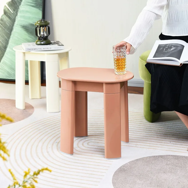 

Furniture Nordic space stool living roomcreative stool designer high grade plastic low stool plastic chair Living Room Furniture