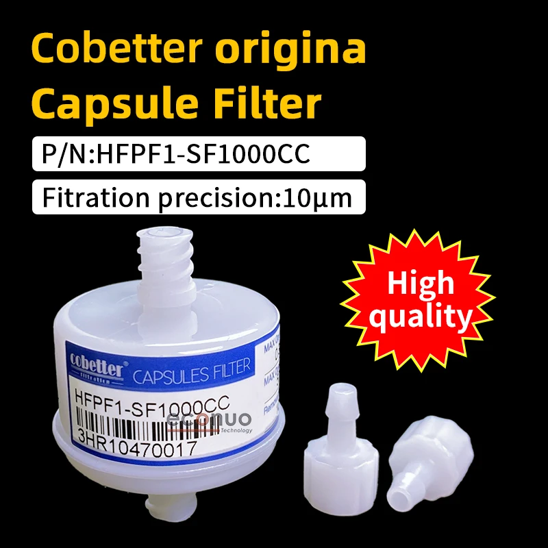 

Original Cobetter Capsule Filter 10 Microns HFPF1-SF1000CC Two Way for Inkjet Printer Eco Solvent Printer