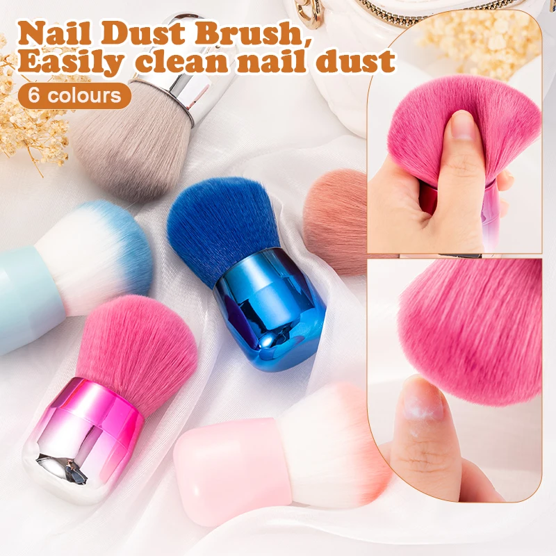 Make-up-Pinsel, flauschig, loser Puder, Rougepinsel, tragbar, runder Griff, multifunktionaler Make-up-Pinsel, kosmetisches Beauty-Zubehör