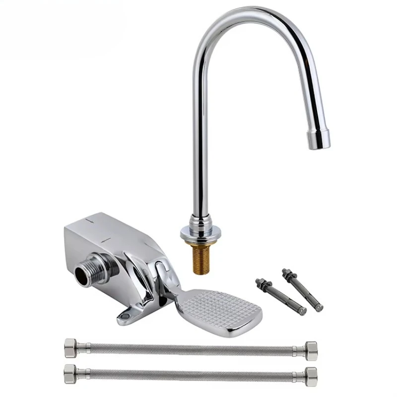 

Современный смеситель для холодной воды с одним отверстием, медный смеситель для мытья рук с ножкой и дизайном одной ручки