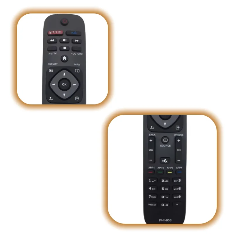 

Universal Remote Control PHI-958 Compatible with Smart TV Models URMT39JHG003 YKF340-001 YKF340001 URMT39JHG003 YKF340-001 52PFL