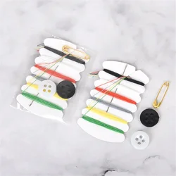 Portable Mini Sewing Kit Needle Thread Button Pin Set Travel Household Tools Kit Hotel Hand Sewing Bags
