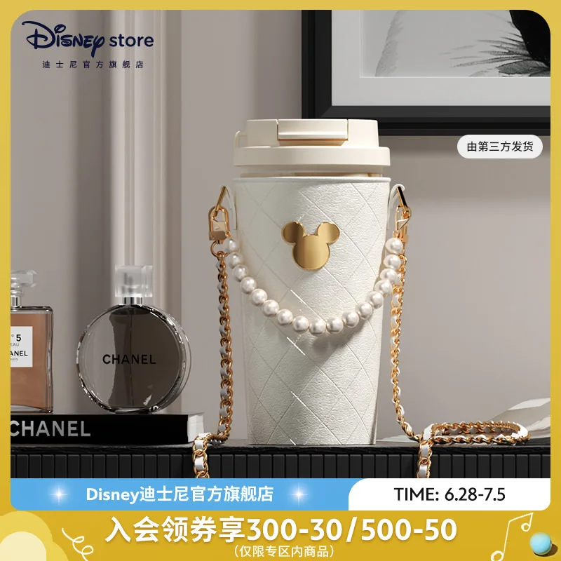 

Original Disney 2024 new Mickey high appearance level thermos cup Crossbody water cup coffee cup gift box birthday gift