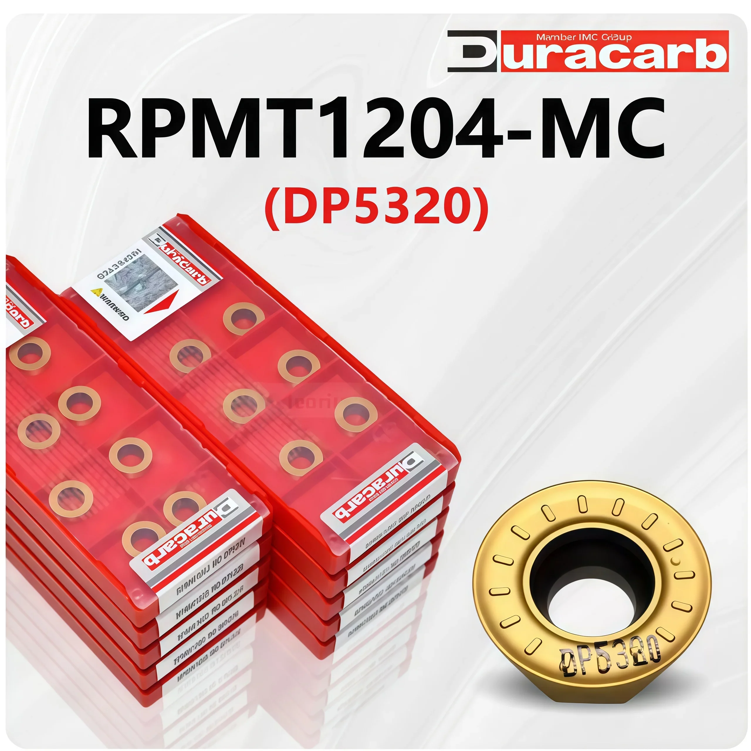 Duracarb RPMT0802 RPMT10T3MO RPMT1204 RPMW1003MO DP5320 Carbide Insert RPMT RPMW Inserts - view 2