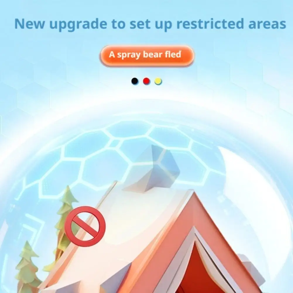 1 قطعة المحمولة مكافحة رذاذ للمشي لمسافات طويلة التخييم خارج مغامرات طويلة المدى سريعة المفعول آمنة سهلة الاستخدام في حالات الطوارئ أداة آمنة #3