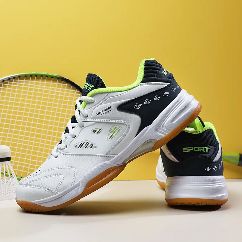 Big Size 47 48 Mens Badminton Sneakers Wide Pickleball Shoes Tennis Shoes Full Court Tennis Sneakers with Arch Support