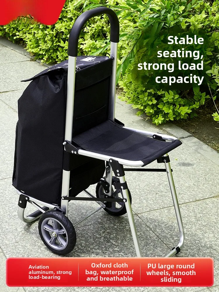 

Aluminum Alloy Hand-Pulled op Cart Portable Multi-Purpose ly Friendly Vegetable Bung And Climbing Stairs Car