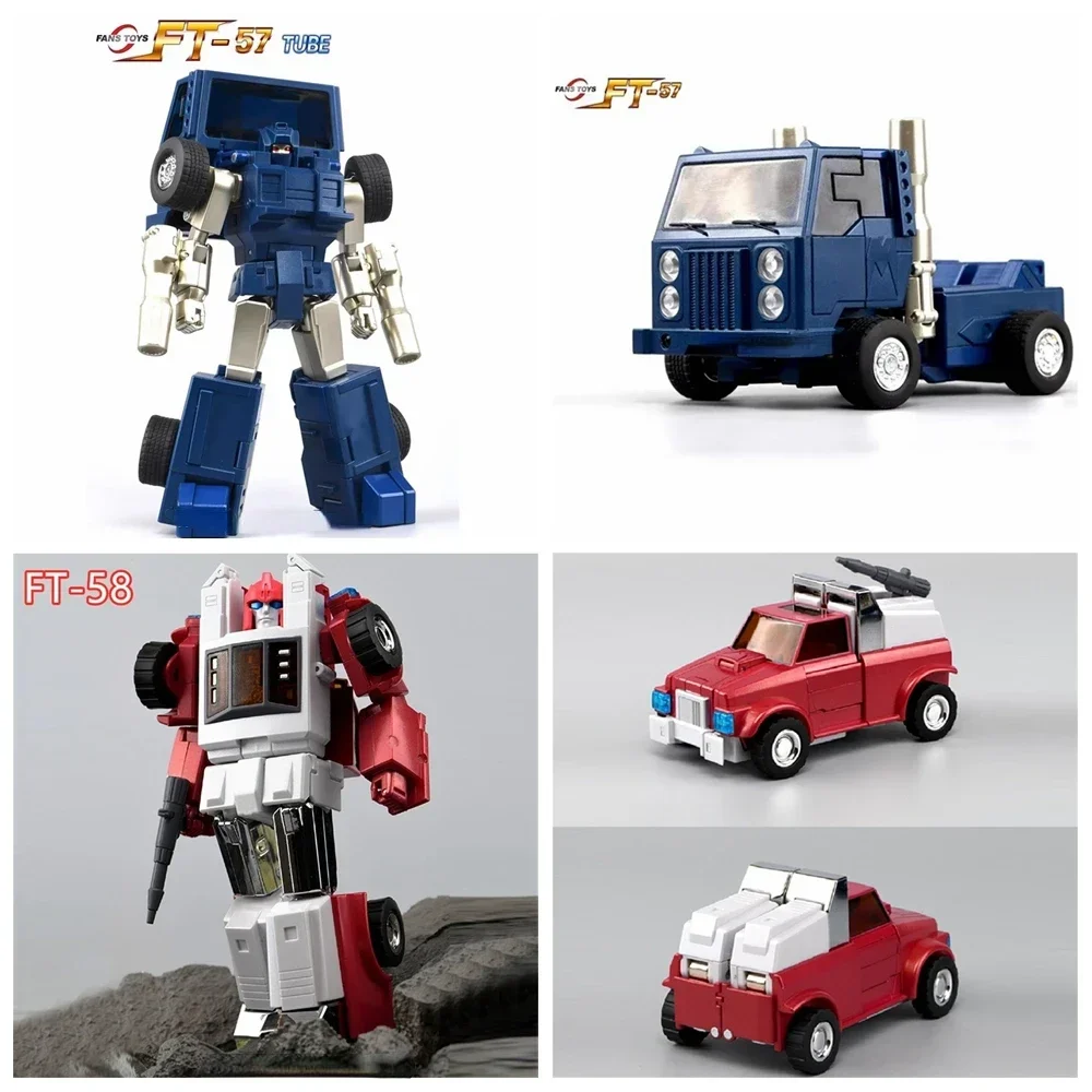 In Stock Fanstys Transformation Toy FT FT57 FT-57 Pipes Tube FT-58 Swerve Mp Ratio Action Figure Robot Model Gift