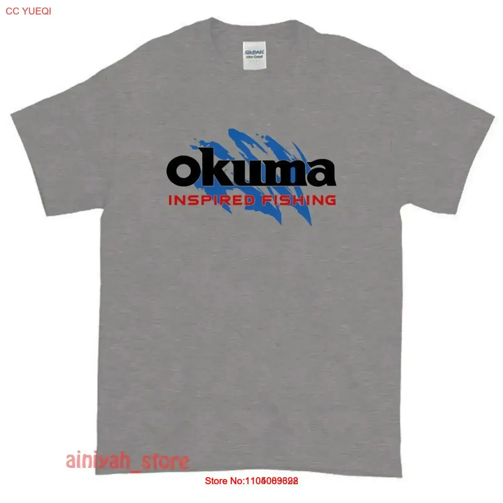 

Новая мужская забавная футболка с логотипом Okuma Fishing, США, размер S XXL, винтажная стираная удобная уличная дизайнерская одежда, слегка