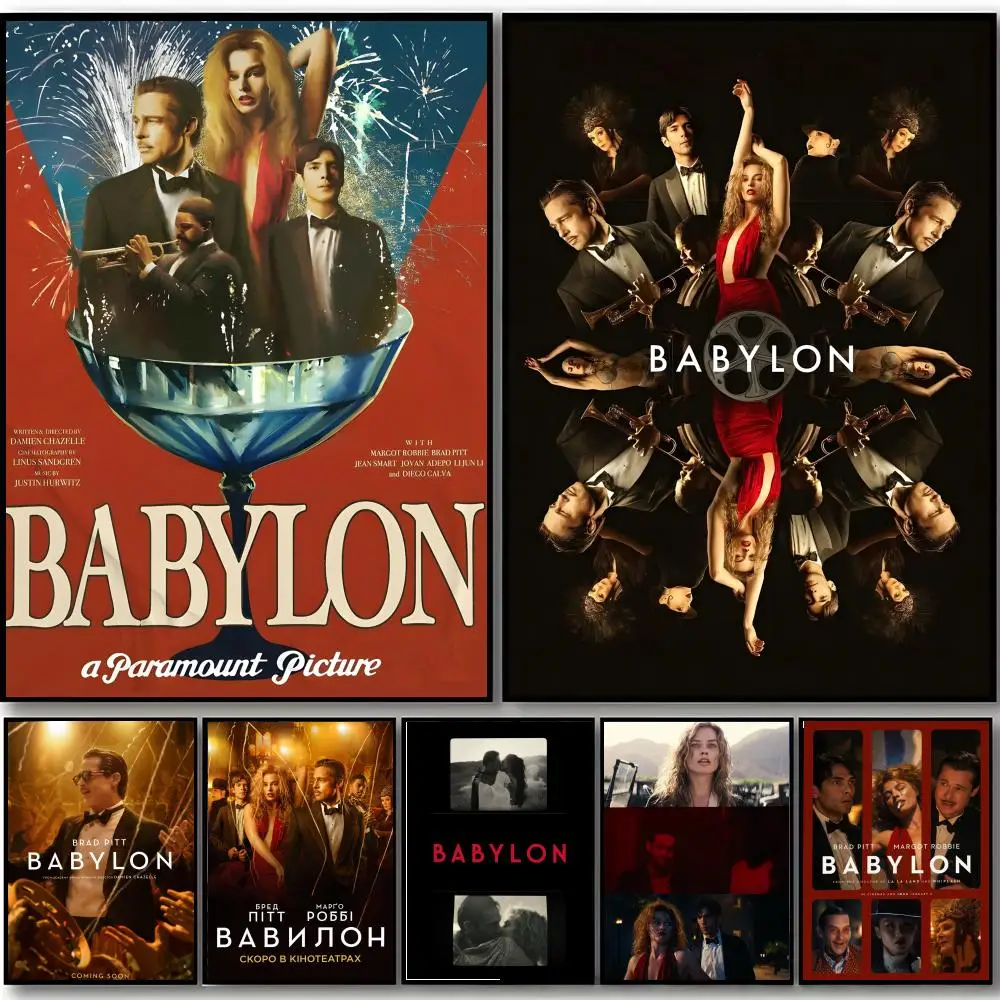 Dynamic Hollywood Epic Movie B-Babylon Poster HD art sticky wall waterproof home bedroom bar aesthetic decoration