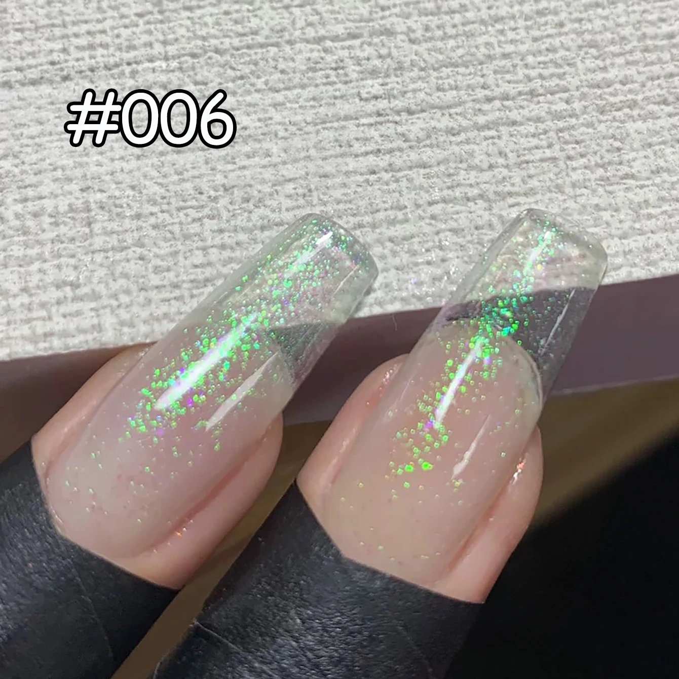MIANEL 12ML Fall Nails 2025 Nuovo Super Flash Polarizzato Diamante Smerigliato Glitter Gel Smalto per unghie Unghie verdi per Natale