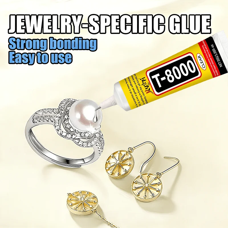 Multifunctional Syringe Clear Glue with Metal Needle, Bonds Screens, Rhinestones, Jewelry, Leather & Accessories