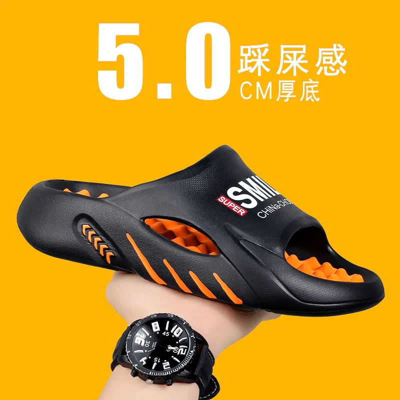 

Новые мужские тапочки из ЭВА, удобные, мягкие, для ванной, унисекс, нескользящие, класса люкс, домашние, оригинальный дизайн, повседневные, летние, женские сандалии