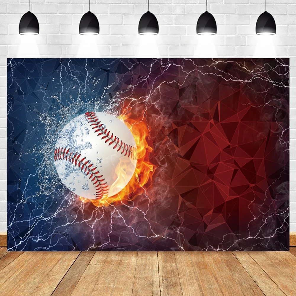 ภาพพื้นหลังวันเกิดของเด็กชายเบสบอลสำหรับถ่ายภาพสนามกีฬาทารกแรกเกิดฉากหลังของตกแต่งปาร์ตี้วันเกิดสตูดิโอถ่ายภาพ