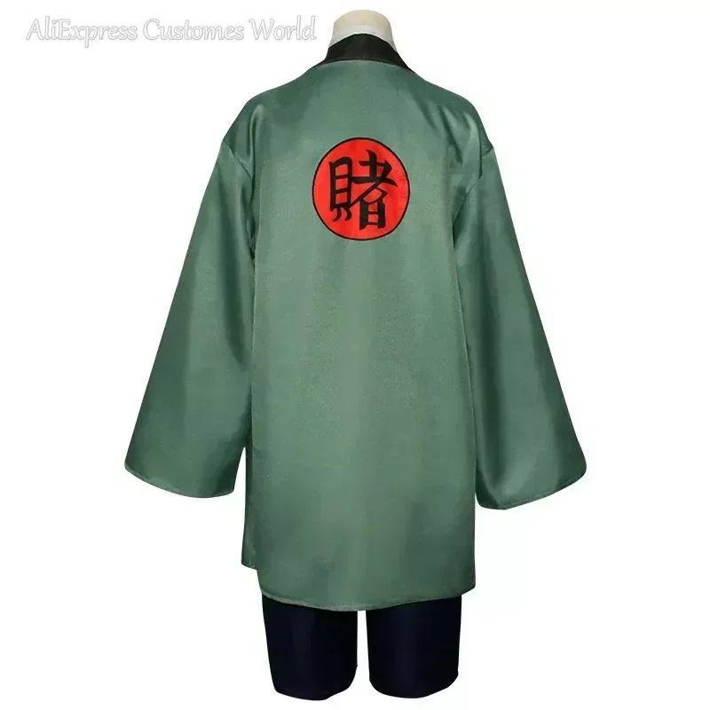 2025halloween-Kimono de Anime Tsunade, disfraces de Cosplay, pelucas Tsunad, Gamble verde, uniformes de Cosplay para madre en la ley, vestidos para hombres y mujeres