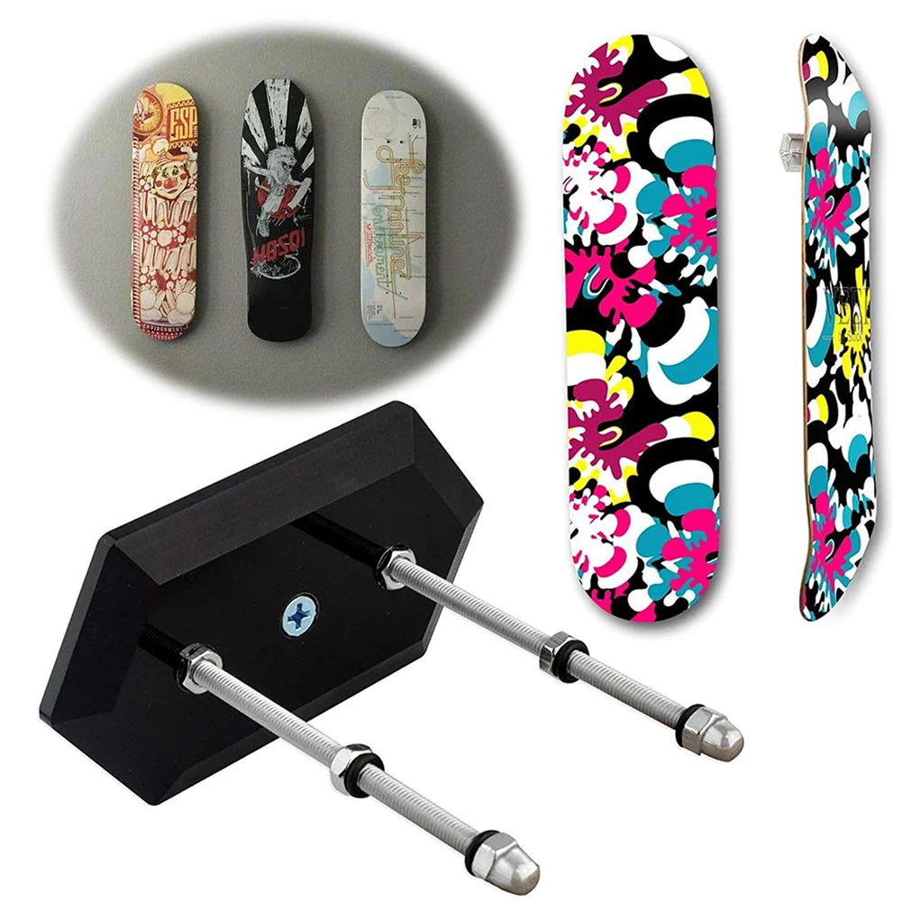 Skateboard Display Rack Skateboard Storage Holder Skateboard Holder Bracket Wall Mounting Deck Rack for Skateboard Lovers