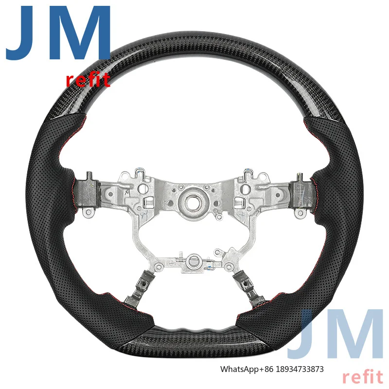 Carbon Fiber Steering Wheel For Toyota Land Cruiser / Land Cruiser Prado / Crown / Alphard 2016-2019