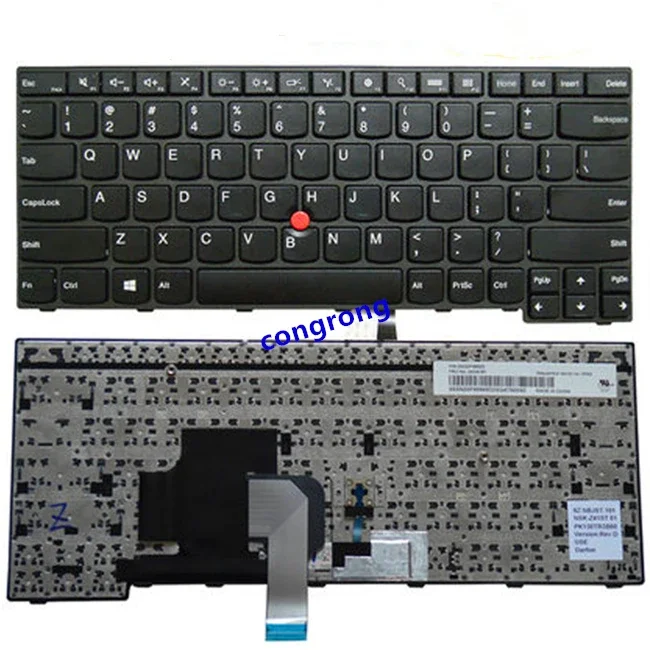 

Английская клавиатура для Lenovo IBM ThinkPad E470 E470C E475 FRU 01AX000 01AX040 01AX080 PN SN20K93235 PK1311N3A00, ноутбук США