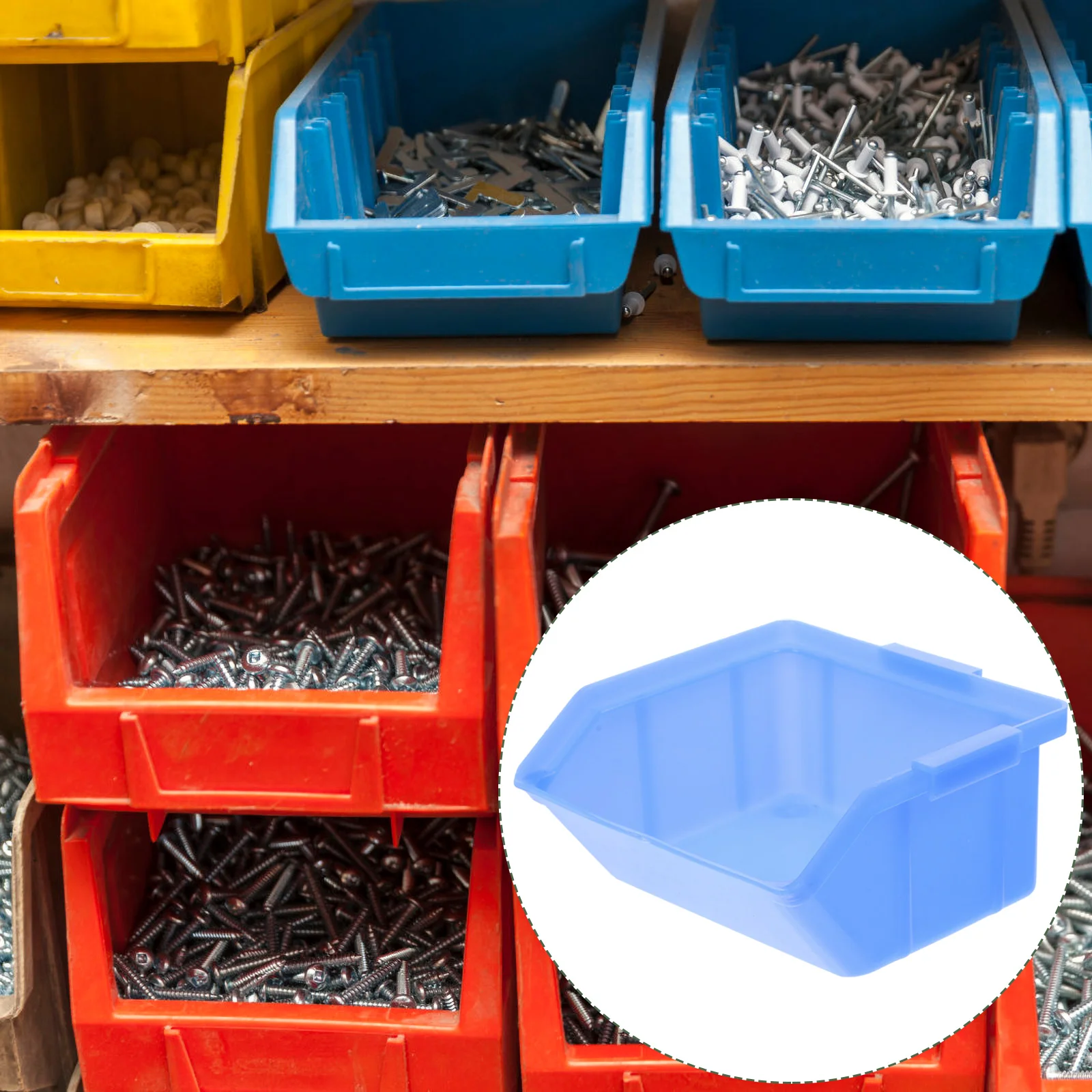 Hardware Accessories Box Warehouse Supplies Storage Case Container Bins Trays for Drawers
