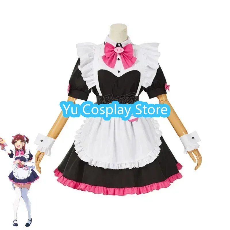 

Anime Akiba Maid War Mannen Ranko Cosplay Costume Women Cute Maid Dress Party Clothing Halloween Carnival Uniforms Custom Made