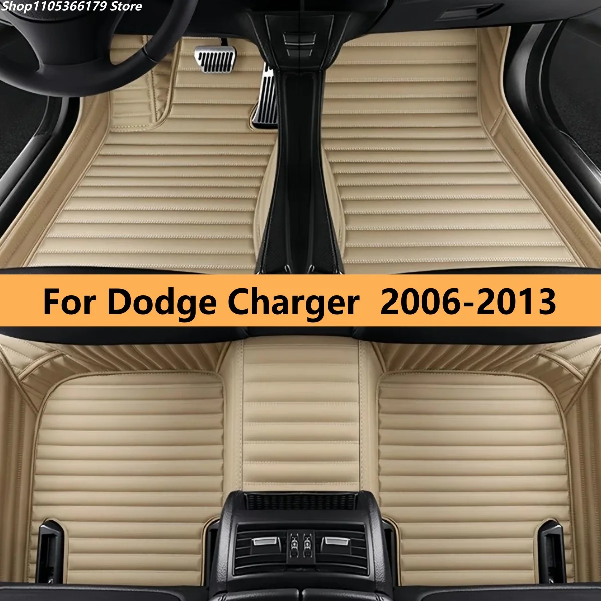 

Custom car floor mats For Dodge Charger 2006 2007 2008 2009 2010 2011 2012 2013 Auto full set carpet pads leather foot mat rugs
