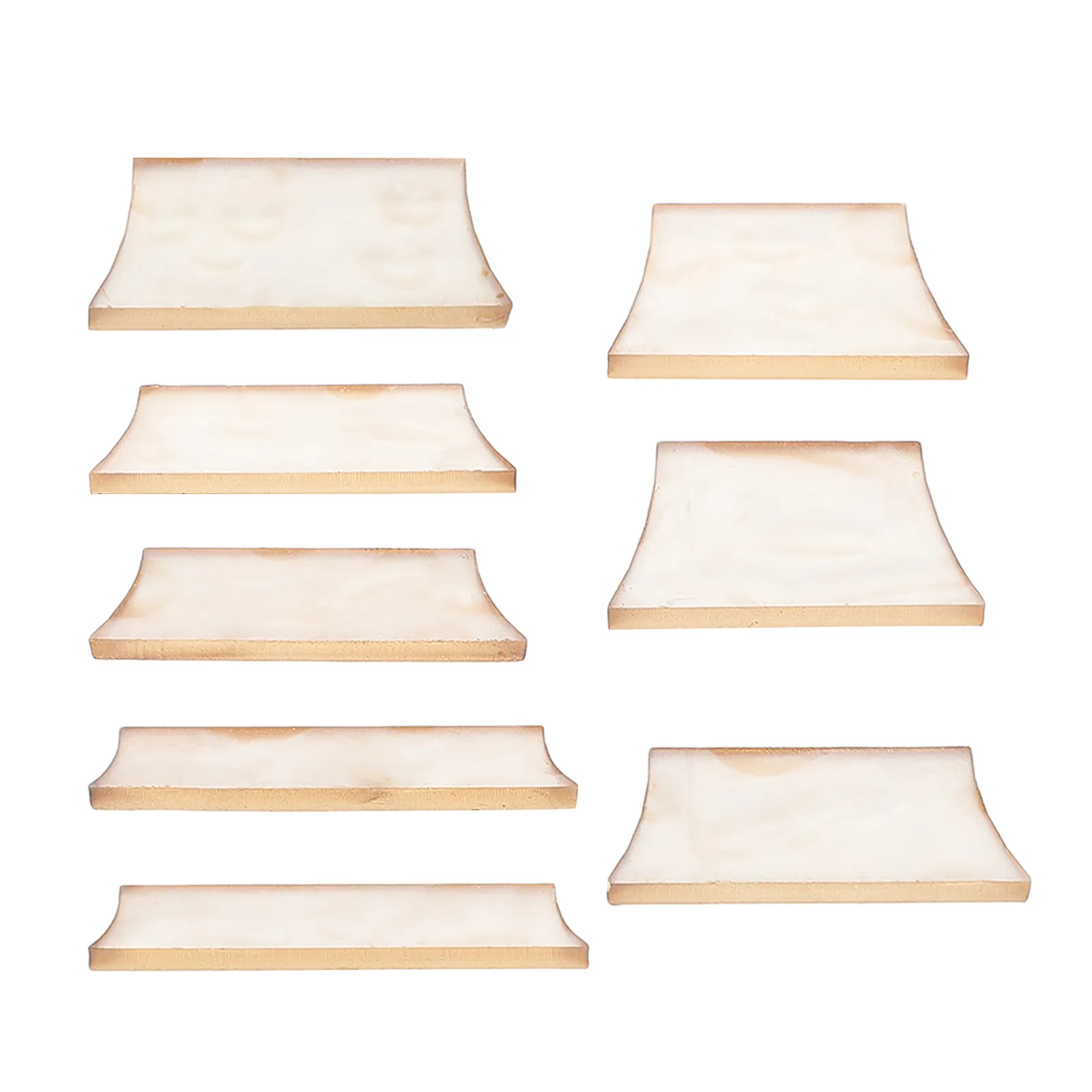 

Набор из 9 трапециевидных инкрустаций для грифа электрогитары: прочный и эстетичный комплект для декора и улучшения внешнего вида гитары