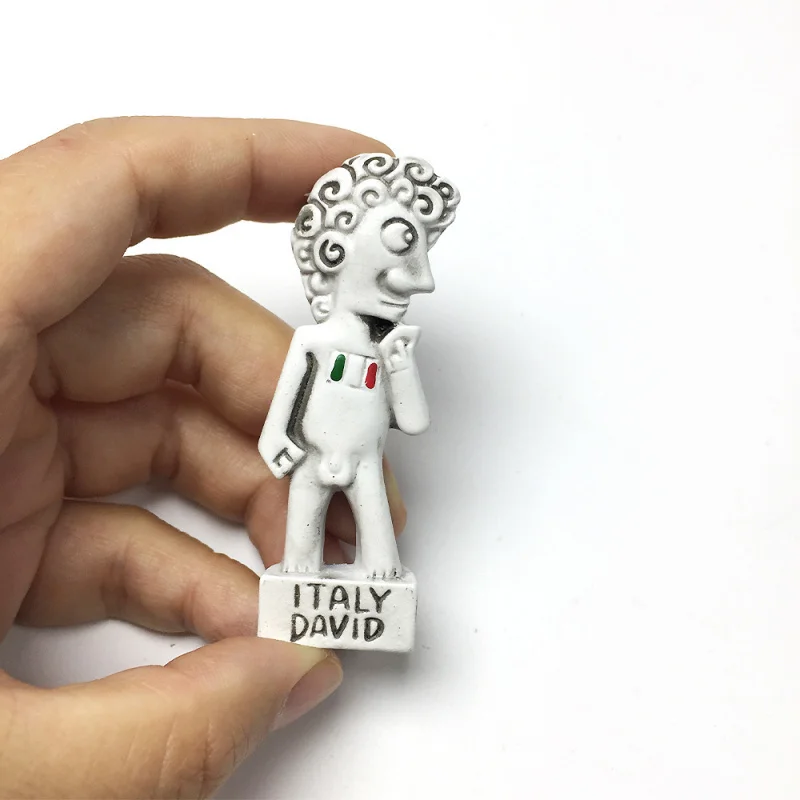 

Italy3d3D Popular Cartoon David Cultural Creative Magnetic Fridge Magnet Travel Souvenir Home Decoration