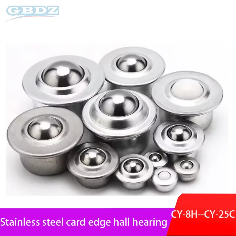 

CY-8/12/15/22/25/30H Universal Ball Roller Bearing Transfer Caster Round Bull Wheel Transmission Furniture System