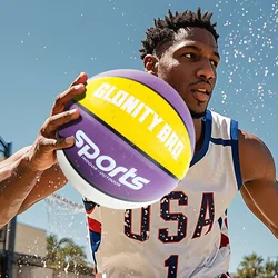 Customized Basketball Size 7 PU Men Women Indoor Dribble Practice Standard Balls Kids Adult Outdoor Competition Team Basketballs