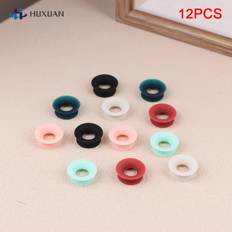 12Pcs Silicone Ring Earplugs Noise Reduction 5 dB Mute Adjustable Earphone Accessories