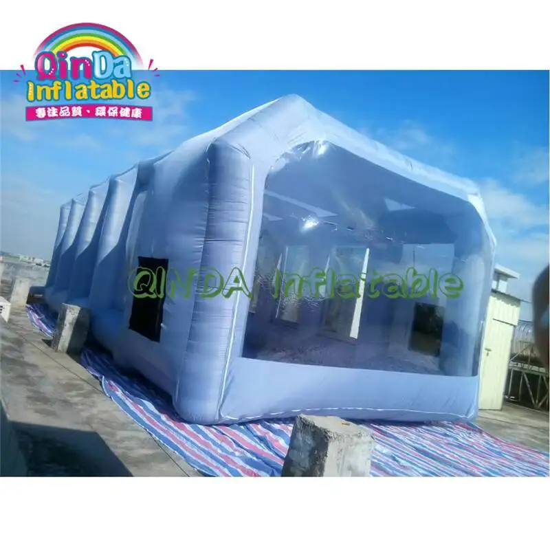 Automobile Car Workstation Inflatable Spray Paint Booth With 2 Blowers
