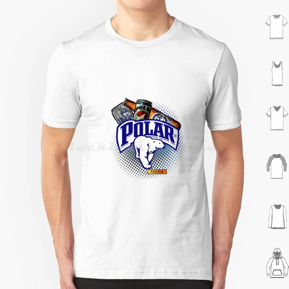 Polar Beer Vzla T Shirt Big Size 100% Cotton Polar Beer Polar Beer Porlarcite Venezuela Pop Pop Art Caracas Polar Bear Vzla