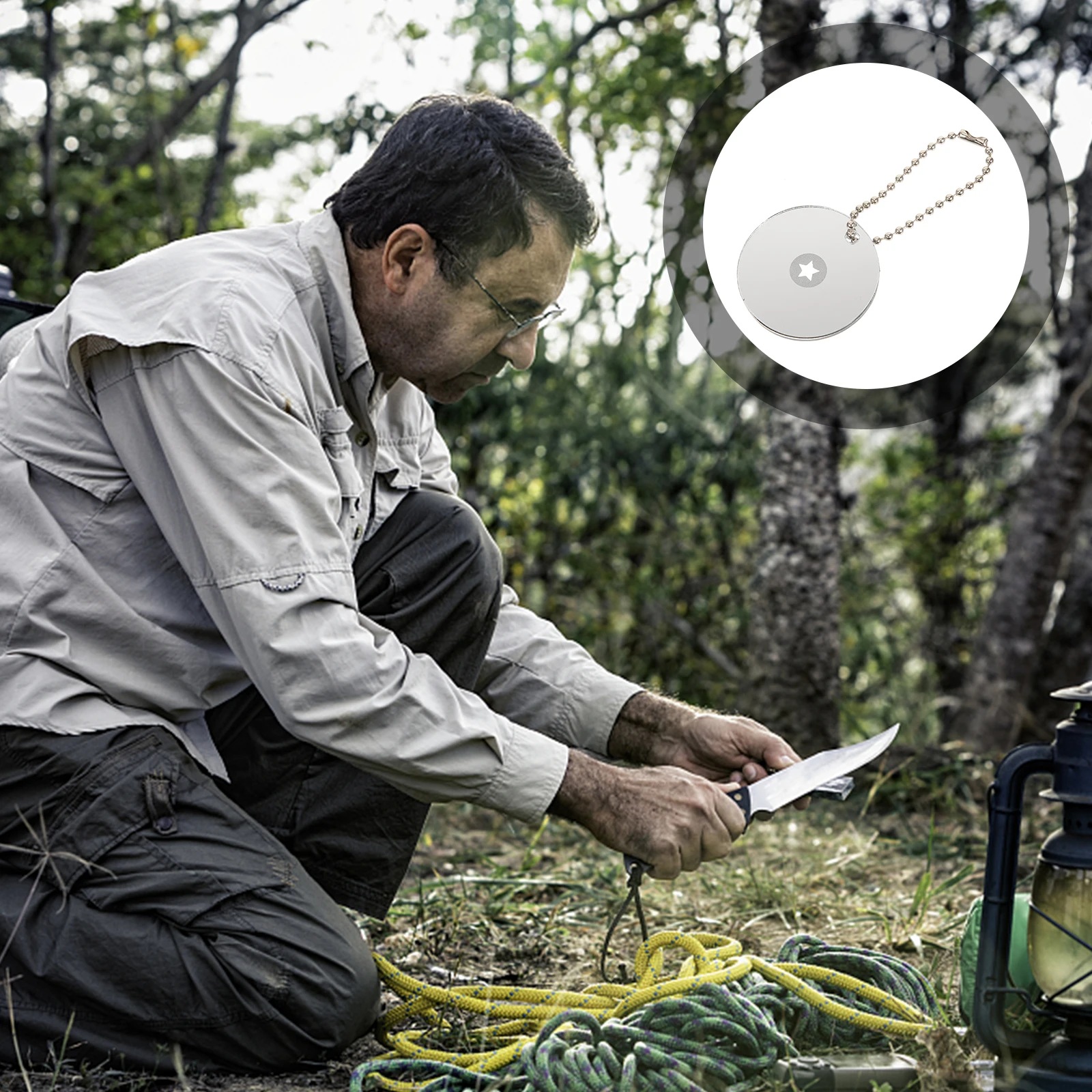 

Premium Signaling Mirror For Outdoor Lightweight Acrylic Emergency Reflective Compact Portable Tools Hiking Camping Kayak Signal