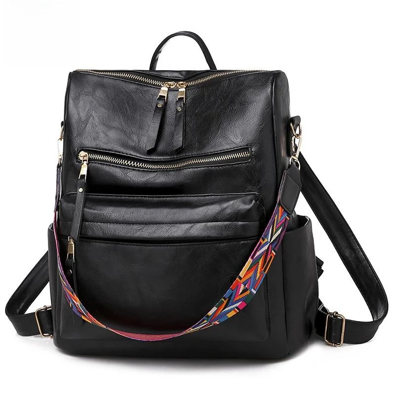 Borsa a doppia spalla Bapa da donna retrò grande Capaci per donna Vintage Sle Bapa Casual Uso quotidiano ly Friendly