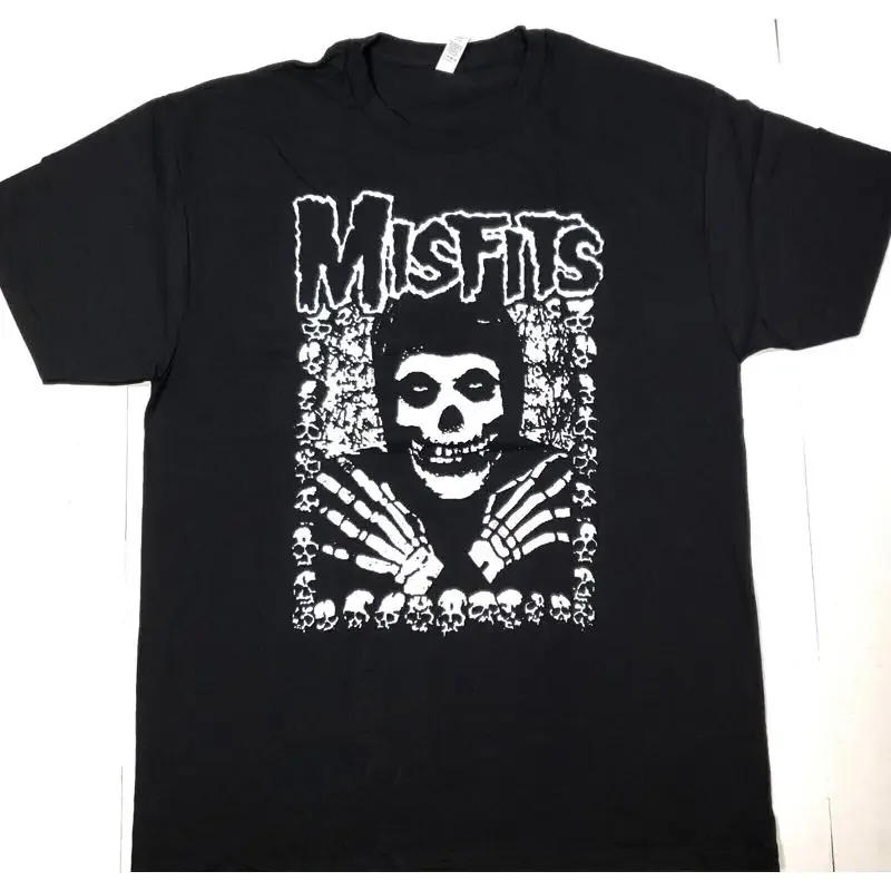 The MISFITS T shirt Fiend Skull Danzig Horror Punk Rock Men's New
