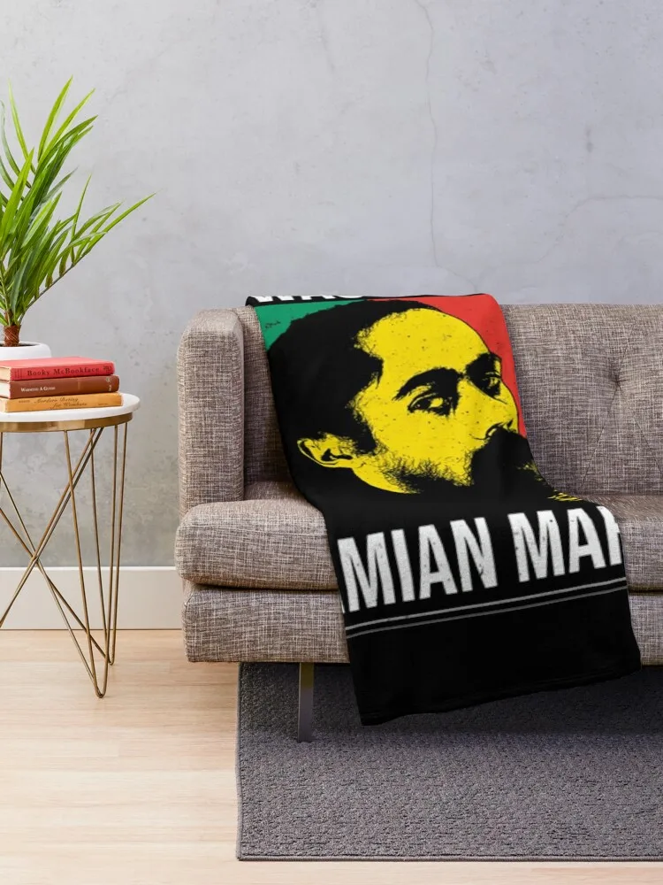 Bob Marley T-Shirt Throw Blanket Designers Thin valentine gift ideas Furry Blankets