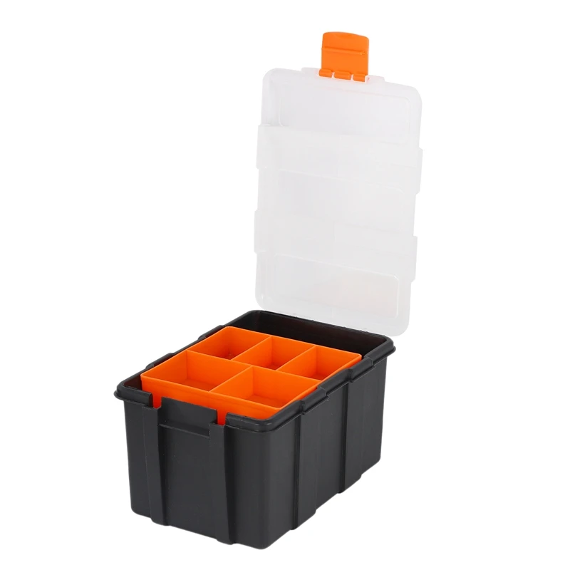 F-156D Portable Plastic Tool Parts Box Suitcase Electrician Tool Box Storage Tools Box Storage Box Suitcase Case Holder