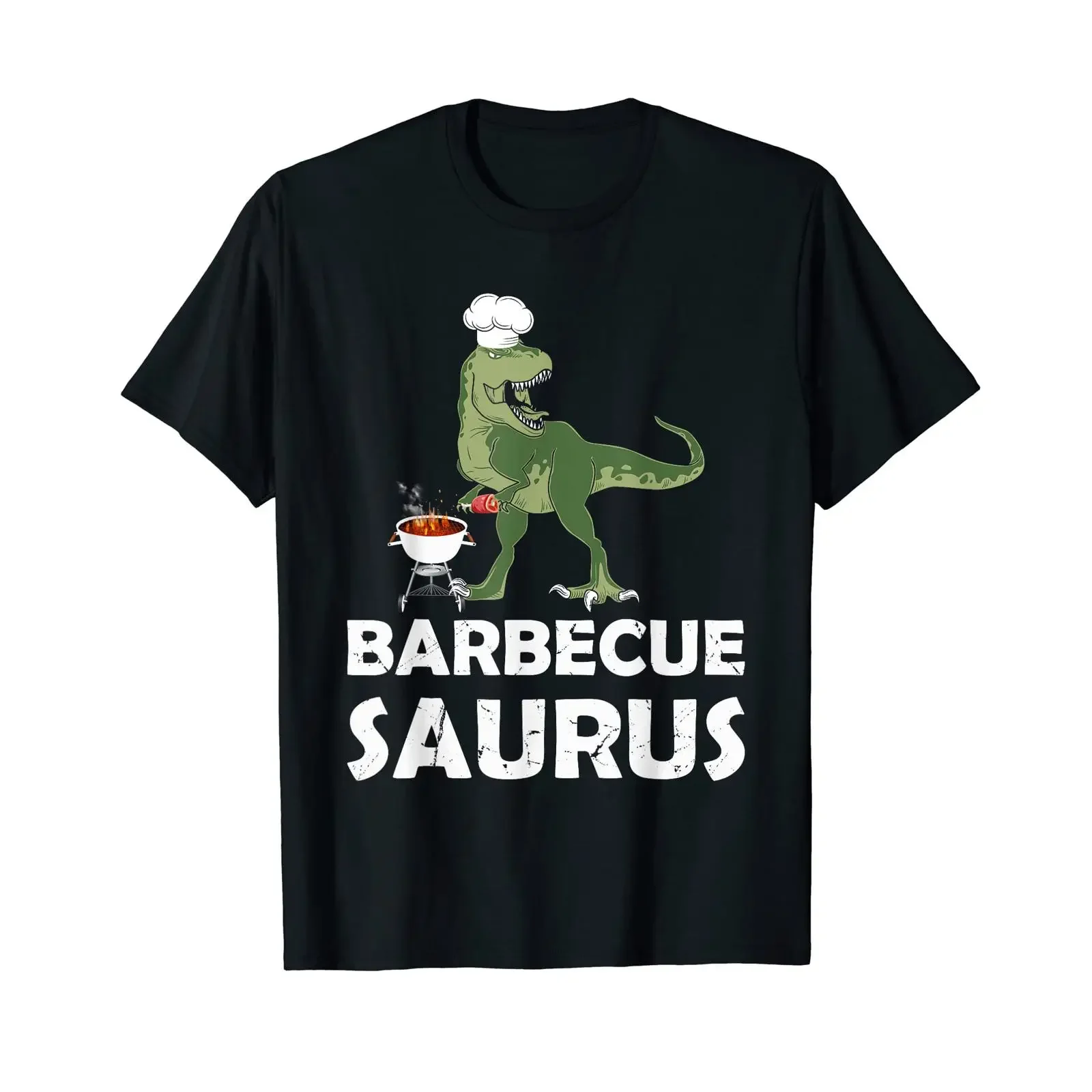 Barbecue Saurus Grill und Dinosaurier Liebhaber BBQ Grillen T Shirt vintage Washed graphic Slightly Soft Breathable