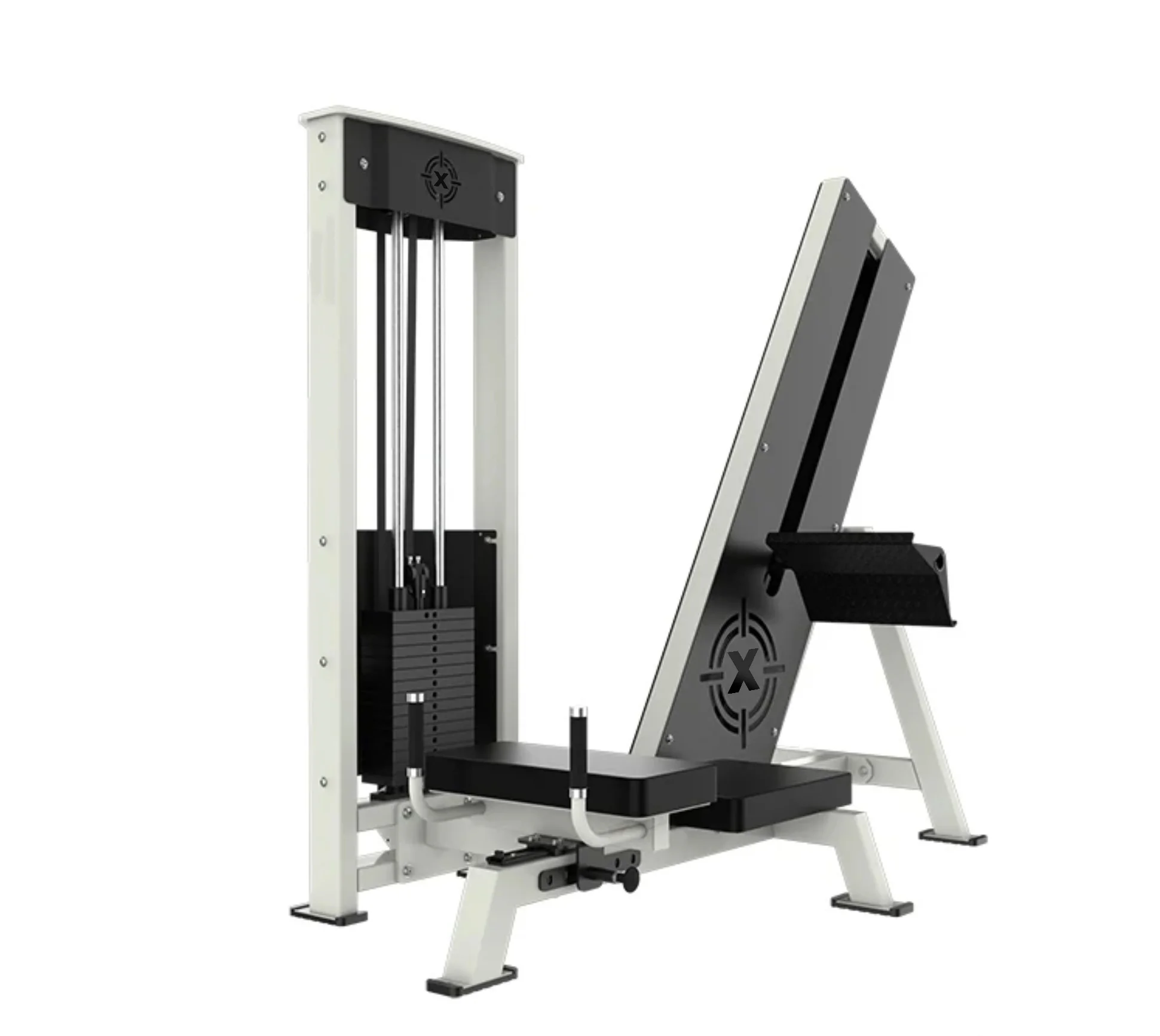 Aislador de glúteos de fuerza Power X de uso comercial, máquina de ejercicios con cargador grande para gimnasio, equipo deportivo, culturismo para Fitness