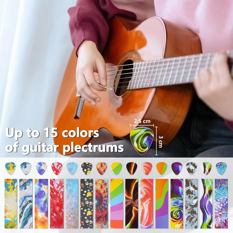 kit-per-la-creazione-di-plettri-personalizzati-fai-da-te-con-15-strisce-assortite-per-chitarra-elettrica-e-acustica-accessori-per-strumenti-musicali