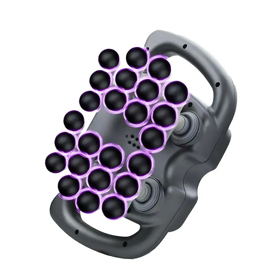 

Head Deep Tissue Massage Gun, 9 Modes amp 99 Speeds Muscle Massager with Quad Motor, 22800 RPM Percussion, Whisper Quiet, TypeC