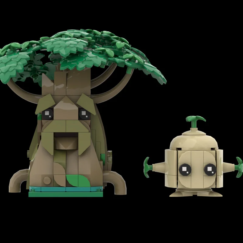 

250 шт. MOC Deku Tree Building Blocks STEM Рождественская игрушка в подарок STEAM Learning Практическое мышление логического мышления