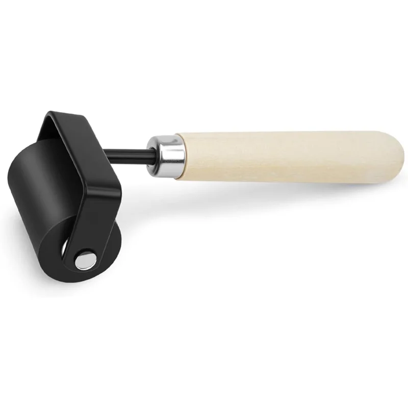 

ABRU-для печати Brayer валик, ролики Brayer для рукоделия, прочный резиновый клеевой валик с деревянной ручкой для чернил, краски, отличный