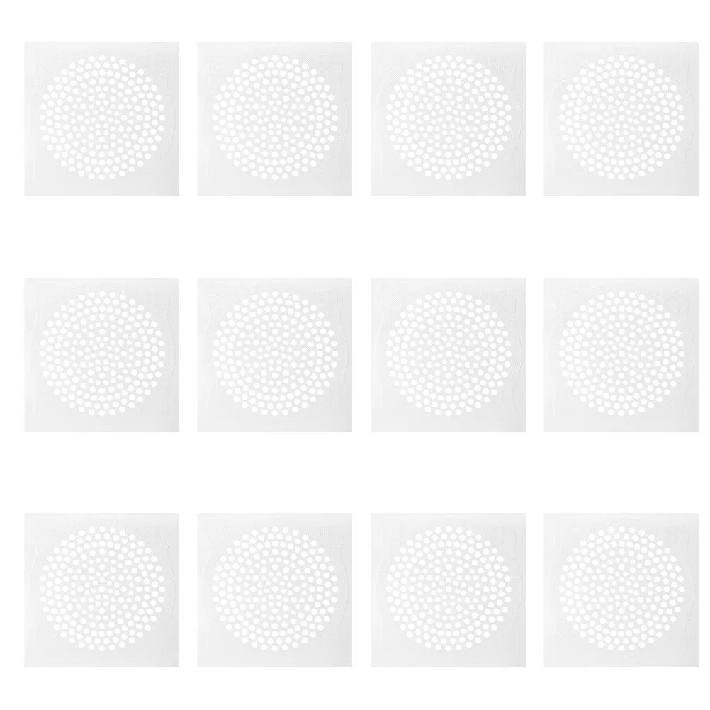 

30 Pcs Floor Drain Filter Hair Barrettes Cover Kitchen Sink Outlet Stickers Filtering Screen Non-woven Fabric Hole