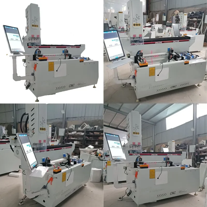 Aluminum doors and windows numerical control drilling and milling machine, large screen numerical control drilling and