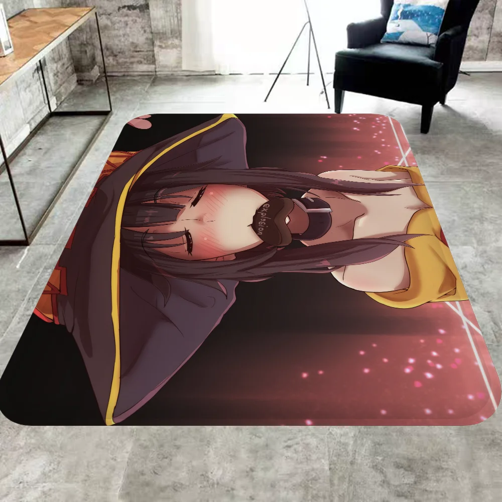 KonoSuba Popular Animation Bathroom Mat Anti-slip Absorb Water Long Strip Cushion Bedroon Mat Welcome Doormat