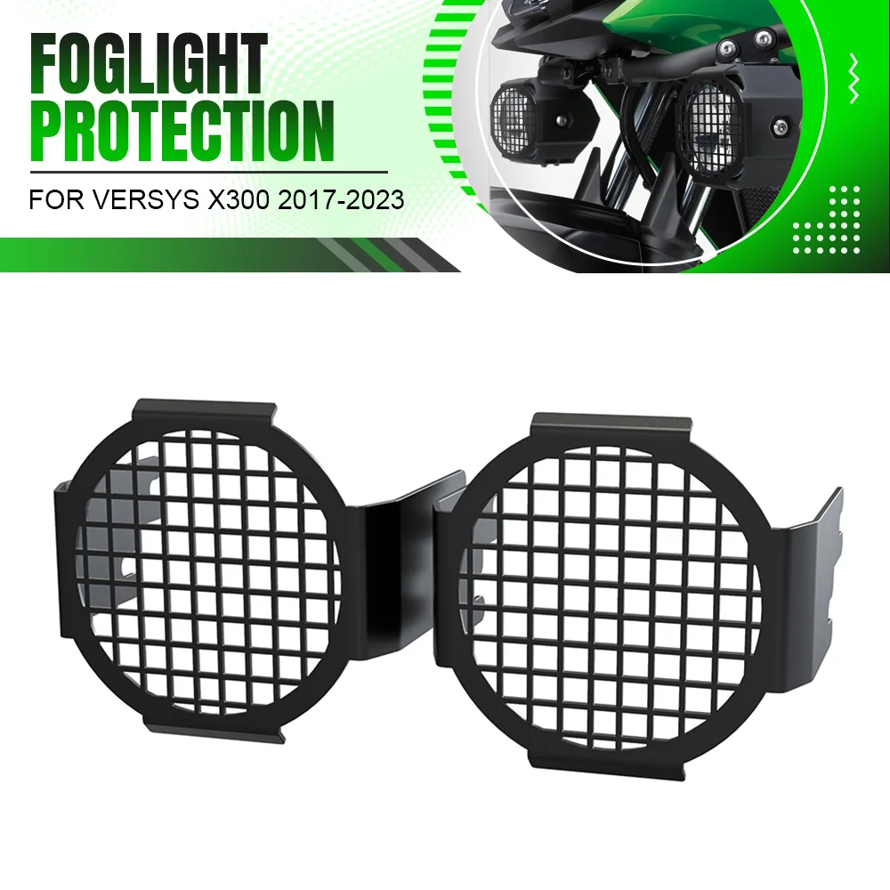 

Motorcycle Accessories FOR KAWASAKI VERSYS X300 2017-2018-2019-2020-2023 Spotlight Auxiliary Light Led Guard Protective Cover